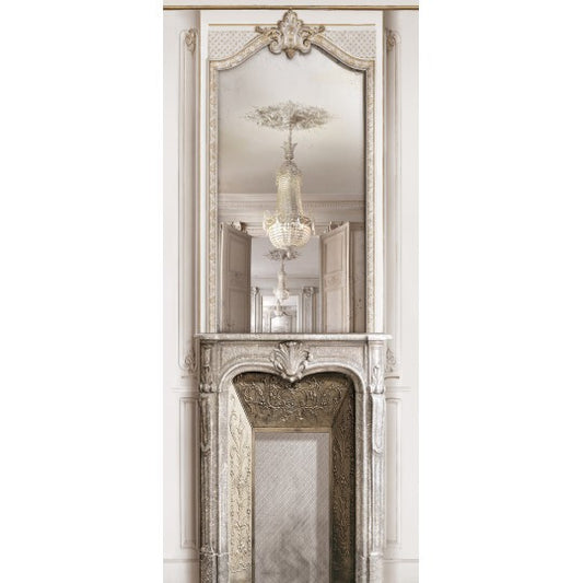 Fireplace and mirror perspective (Ready to Ship)